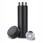 Garrafa Inox Térmica 500ML com Parede Dupla e Termômetro