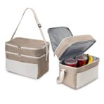 Bolsa Térmica Dupla 14L Personalizada em Juta Sintética - Imagem 2