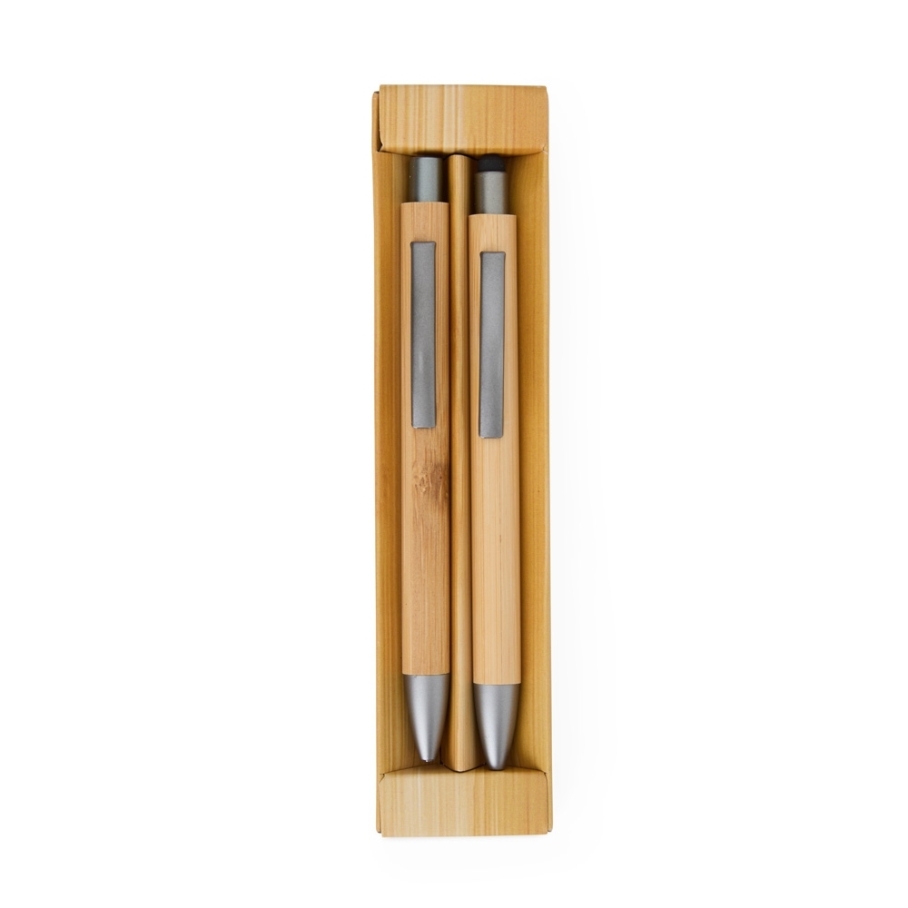 Kit-Ecologico-Caneta-e-Lapiseira-Bambu-BAMBU-22411-1740514322 Kit Ecológico Caneta e Lapiseira Bambu Personalizado - Imagem 1