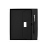 Kit Executivo Premium Caderneta PU e Caneta Personalizada