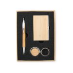 Kit Executivo Ecológico Bambu 3 Peças Personalizado