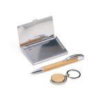 Kit Executivo Ecológico Bambu 3 Peças Personalizado - Imagem 4