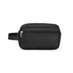 Nécessaire de Couro Sintético com Bolso Frontal