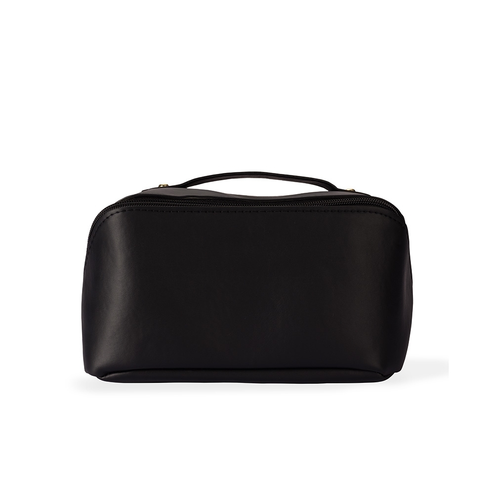 Necessaire-PU-PRETO-23524-1750420179 Nécessaire PU Premium Formato Concha (Grande) - Imagem 1